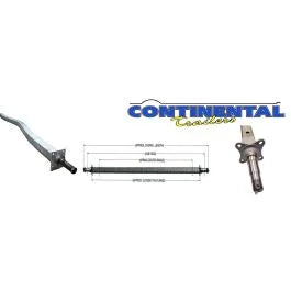 CONTINENTAL 85.25-Inch Drop Center Axle #516-0900 (3,500 lbs.)