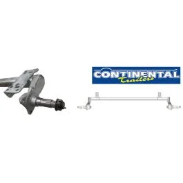CONTINENTAL 86" 3,500 lb. Galvanized Torsion Trailer Axle #518-0721