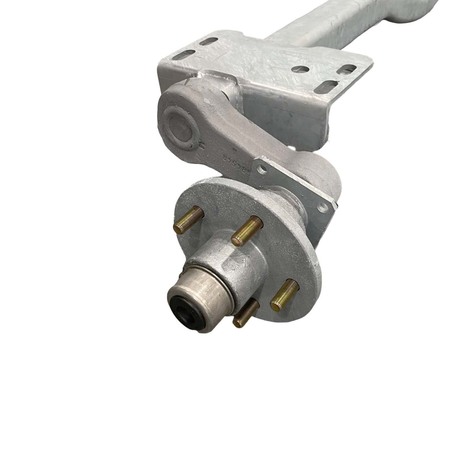 93-Inch Galvanized Torsion Drop Center Trailer Axle with Hubs (3,750 lbs.) #G-49963