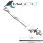 3-1/2" x 3-1/2" Heavy-Duty Drop Center Torsion Axle #PH1565 by MAGIC TILT