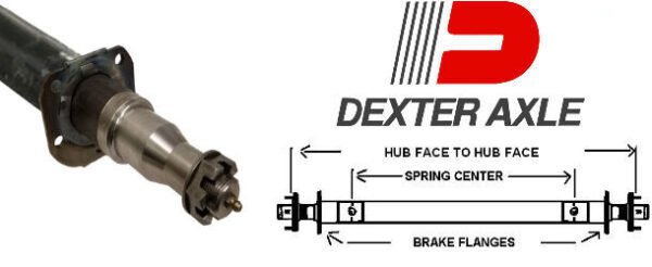 5,200 lb. Capacity Round Tube Trailer Axles