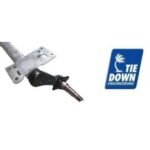 92-Inch Square Galvanized Torsion Drop Center Trailer Axle (3,500 lbs.) #G-46318