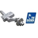 93" Galvanized Torsion Drop Center Trailer Axle with Hubs (3,500 lbs) #G-46394A