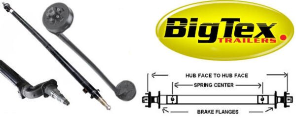 BIG TEX Factory Replacement Trailer Axles