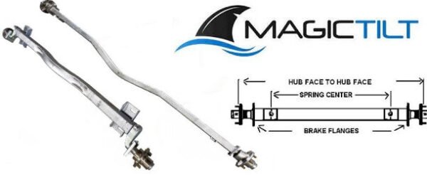 MAGIC TILT Factory Replacement Trailer Axles
