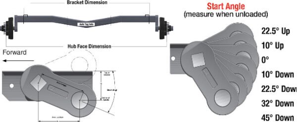 Torsion Style Trailer Axles