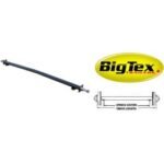 BIG TEX Straight Trailer Axle, 84" Hub Face / 69" Spring Center (3,500 lb.) #6102821