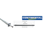CONTINENTAL 83.25-Inch Square Galvanized Trailer Axle (3,500 lbs.) #513-0880