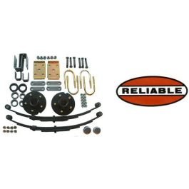 Dependable 2,200 lb. Leaf Spring Suspension Kit with 5-Lug Hubs #SPK-2200-002