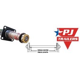 DEXTER 95" Straight Round Tube Trailer Axle (8,000 lbs.) #9283153