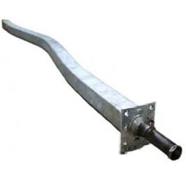 EZ-LOADER 2-Inch Square Drop Center Axle (3,000 lbs.) #250-023784-10