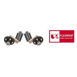 FLEXIRIDE® Adjustable Torsion Half Axles with 5-Lug Hubs (550 lb) Model #FF-55-2-S