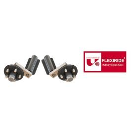 FLEXIRIDE Torsion Half Axles with 5-Lug Hubs (935 lbs) #FF-93-2