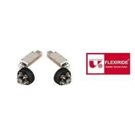 FLEXIRIDE® Torsion Half Axles with Drums and Brakes (1,400 lbs.) #FF-140BE-6