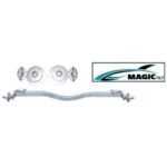 Heavy-Duty MAGIC TILT 3" Drop Center Torsion Axle with Brakes #PH1560-2