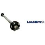 LOADRITE 2" Square Trailer Axle #6090.57W (2,700 lb. Capacity)