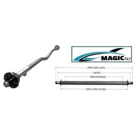 MAGIC TILT 2" Square Drop Center Axle (3,500 lbs.) with Hubs #PH3251
