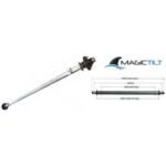 MAGIC TILT 2" Square Galvanized Straight Axle with Hubs (3,500 lbs.) #PH4100