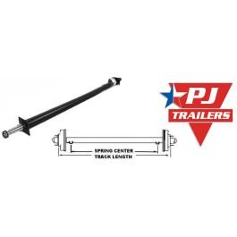 PJ TRAILER 89" Straight Round Tube Trailer Axle (3500 lb.) #9283092