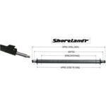 SHORELAND'R 52-Inch Straight Painted Trailer Axle #6888703