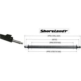 SHORELAND'R 52-Inch Straight Painted Trailer Axle #6888703