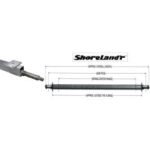 SHORELAND'R 72-Inch Straight Galvanized Trailer Axle Model #6506000