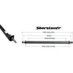 SHORELAND'R 82-Inch Painted Trailer Drop Axle (3,500 lb.) Model #6046502