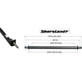 SHORELAND'R 86-Inch Painted Trailer Drop Axle (3,500 lbs) #6615403