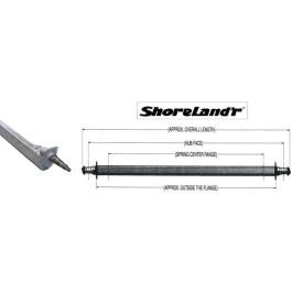 SHORELAND'R 92-Inch Galvanized Drop Axle Trailer (3,500 lb.) #7150900