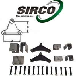 SIRCO Standard Duty Tandem Axle Suspension Kit with Hangers Model #APT3