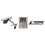 TRITON 53.5-Inch Galvanized PWC Trailer Axle with Torsion (2,000 lb.) #13474
