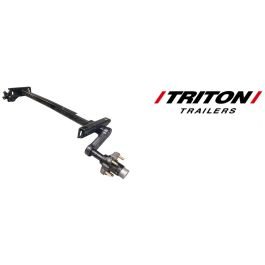 TRITON 71-5/8-Inch Elite Snowmobile Trailer with 2,200 lb. Torsion Axle #10521