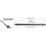 VENTURE 2" Square Galvanized Drop Center Axle (3,750 lbs.) #20016