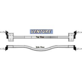 VENTURE 3,500 lbs. 2-5/8" Square Drop Center Torsion Axle #20053