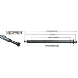VENTURE 68" Straight Trailer Axle with Round Tube Design (1,500 lb.) #20000